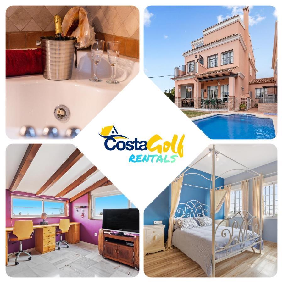 Villa Estilo Mediterranea Con Piscina, Jardin, Bbq Y Jacuzzi - Villa Bel Air Real เอสเตโปนา ภายนอก รูปภาพ